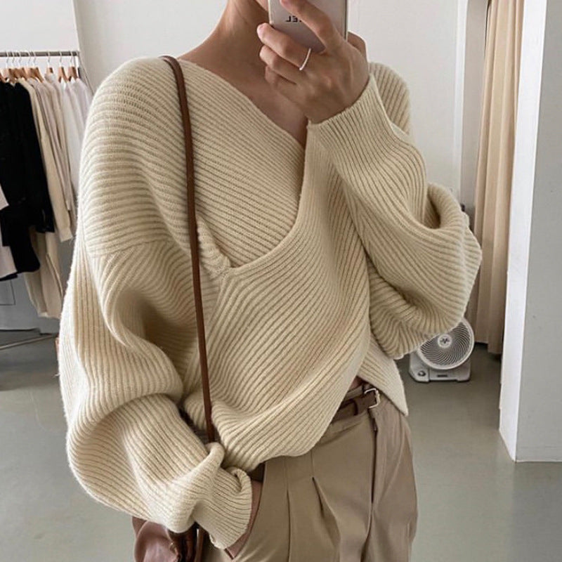 Lorance™ | Pull en tricot croisé chic