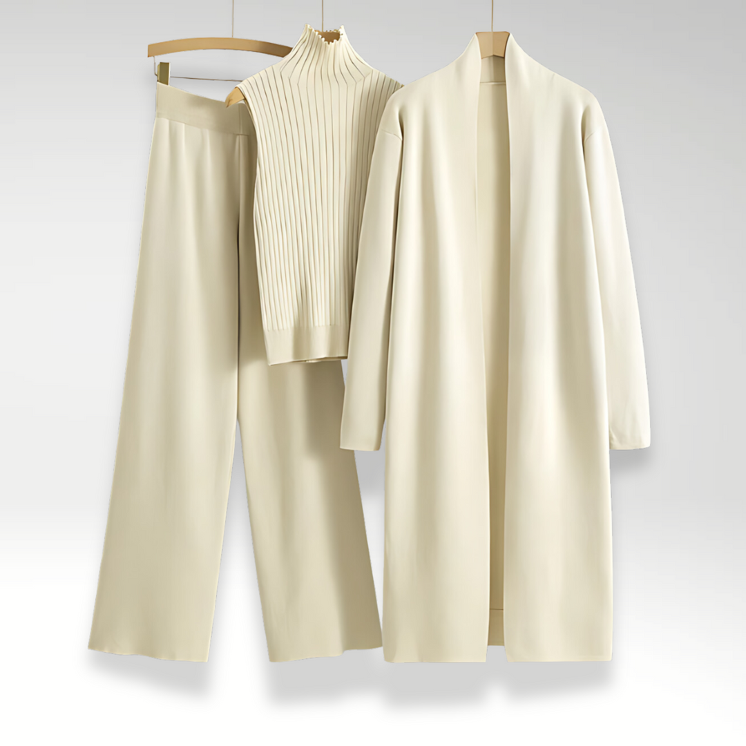 Lorance™ | Ensemble trois pièces en maille Luxe