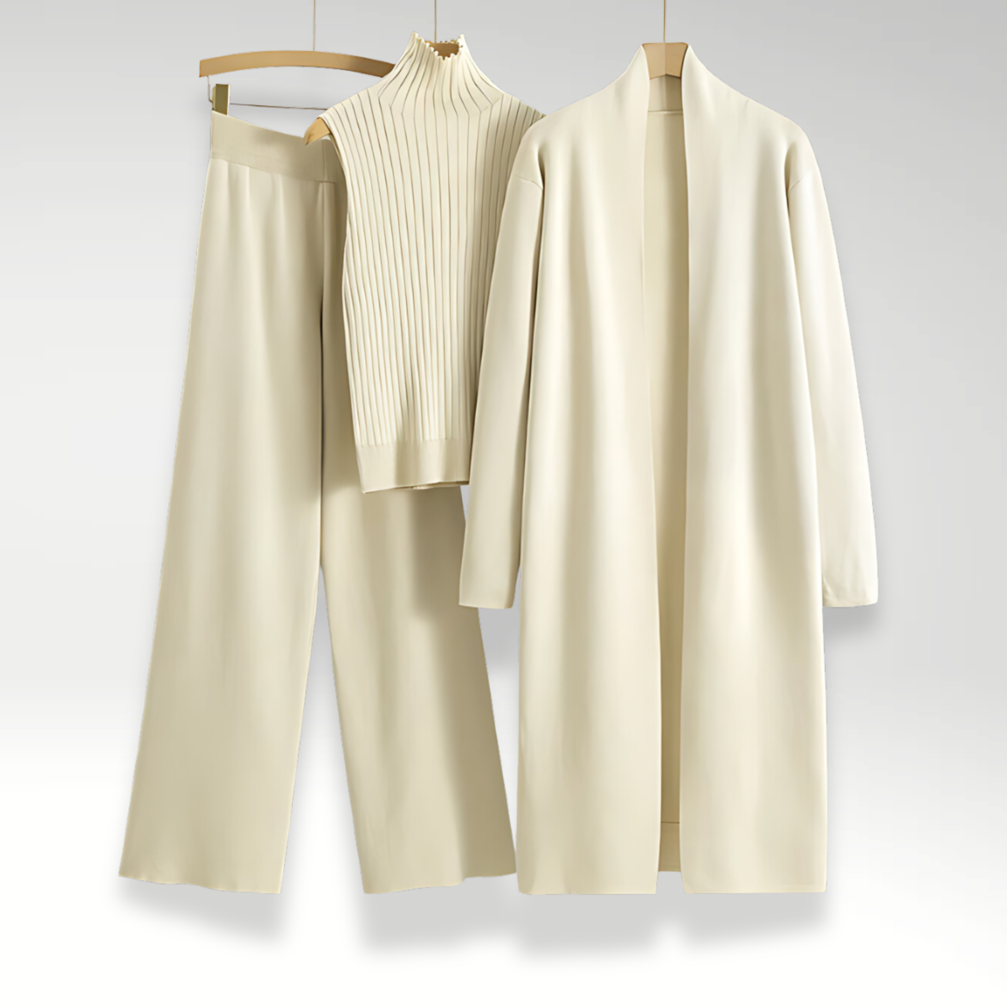 Lorance™ | Ensemble trois pièces en maille Luxe