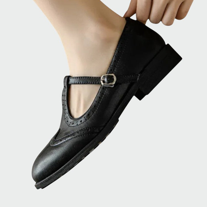 Olivia – Chaussures Mary Jane en cuir élégantes
