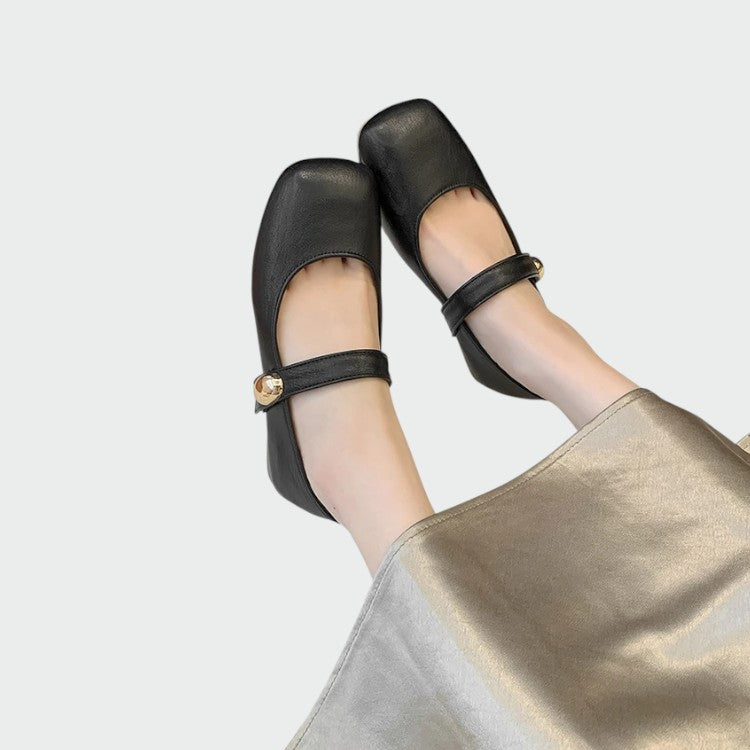 Olivia - Chaussures Mary Jane Minimalistes