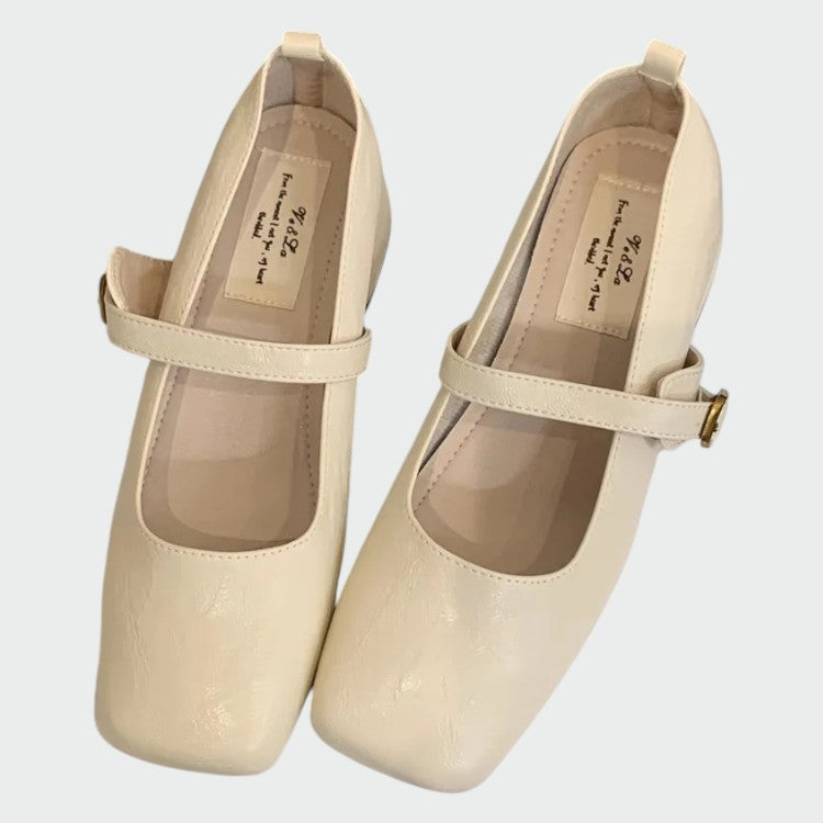 Olivia – Chaussures Mary Jane à bout carré et talons hauts