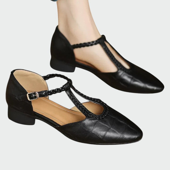 Olivia - Chaussures Mary Jane T-Bar Spitz