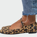 Olivia - Chaussures Mary Jane à motif léopard