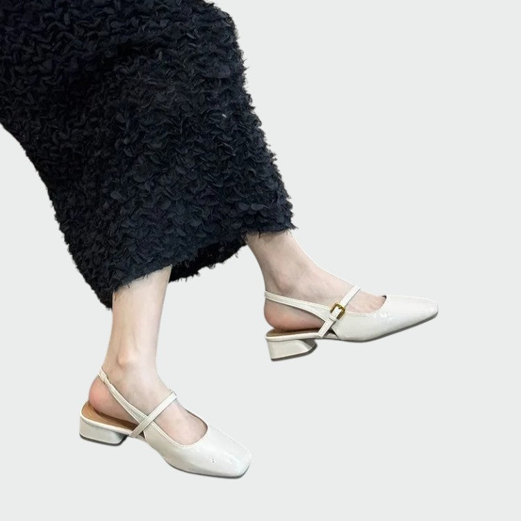 Olivia - Chaussures Mary Jane à bout carré
