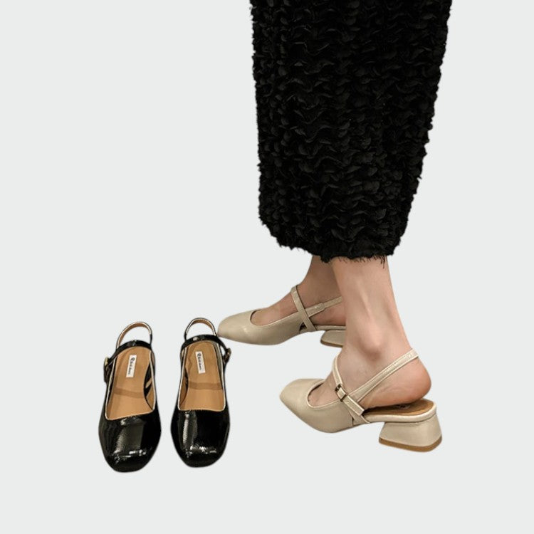 Olivia - Chaussures Mary Jane à bout carré