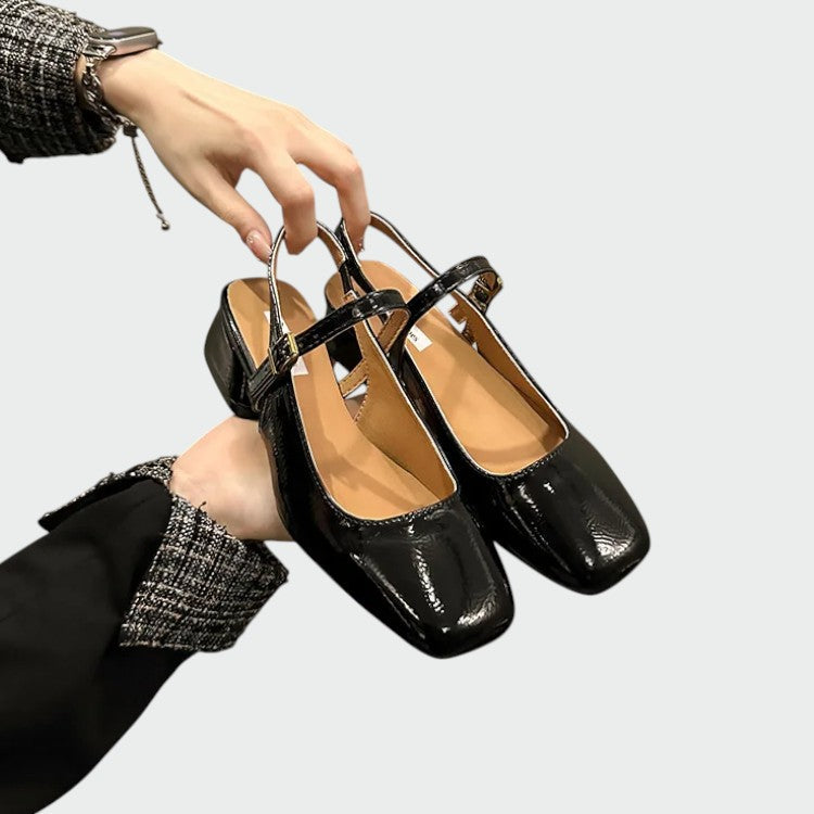 Olivia - Chaussures Mary Jane à bout carré