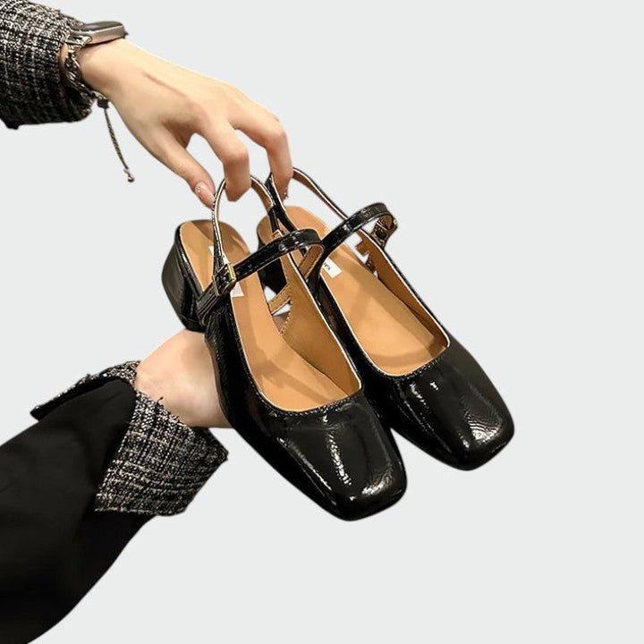 Olivia - Chaussures Mary Jane à bout carré