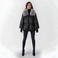 Lorance™| Manteau Luxe à Col en Fourrure