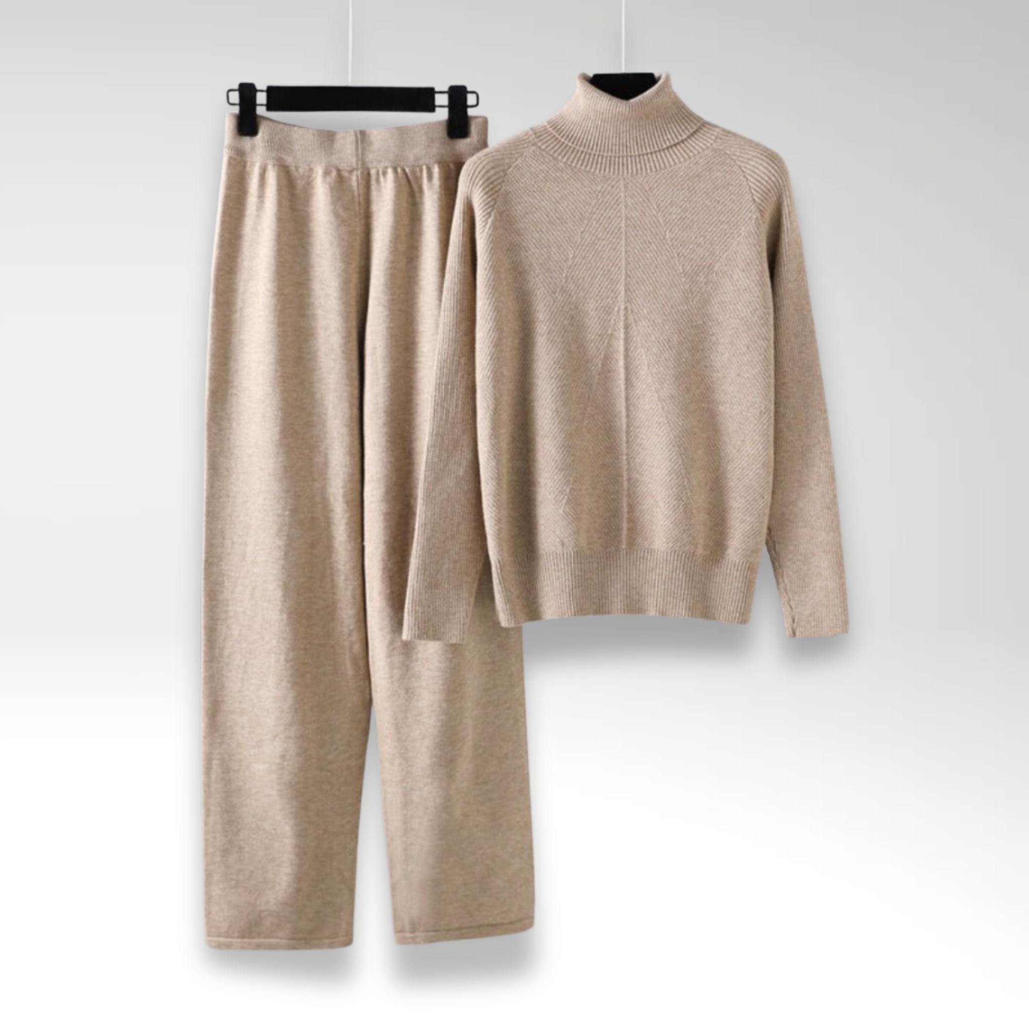 Lorance™ | Ensemble deux pièces Lounge en tricot torsadé