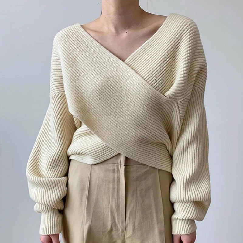 Lorance™ | Pull en tricot croisé chic