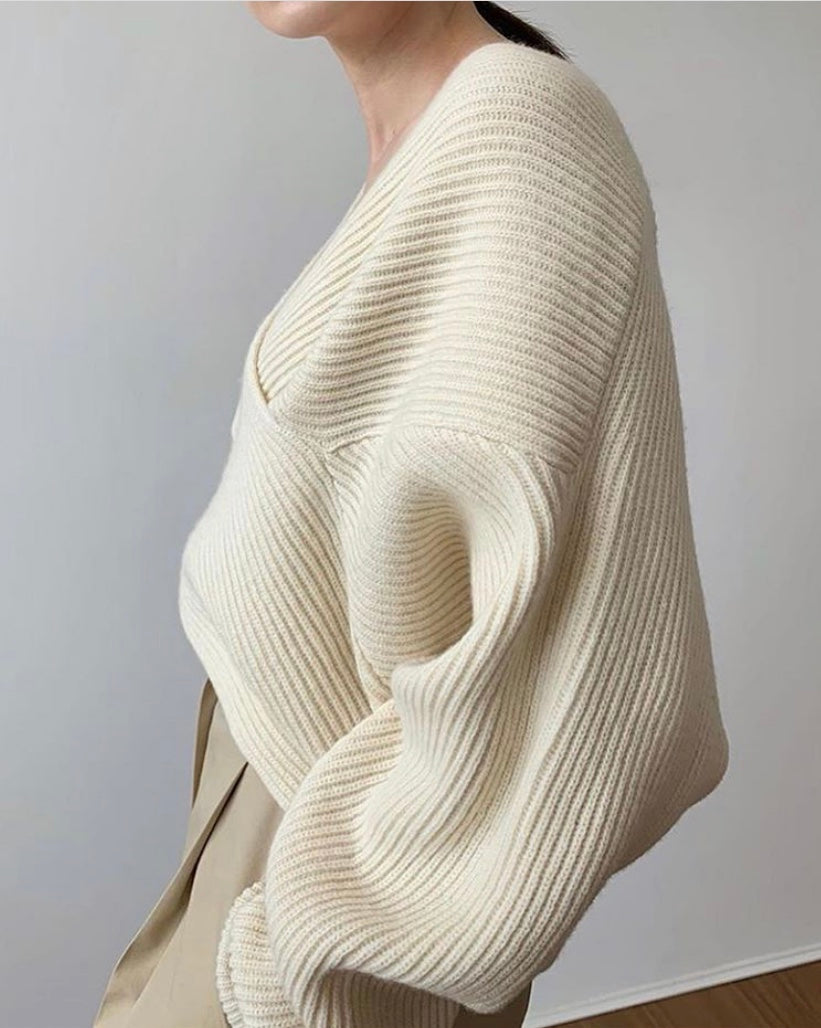 Lorance™ | Pull en tricot croisé chic