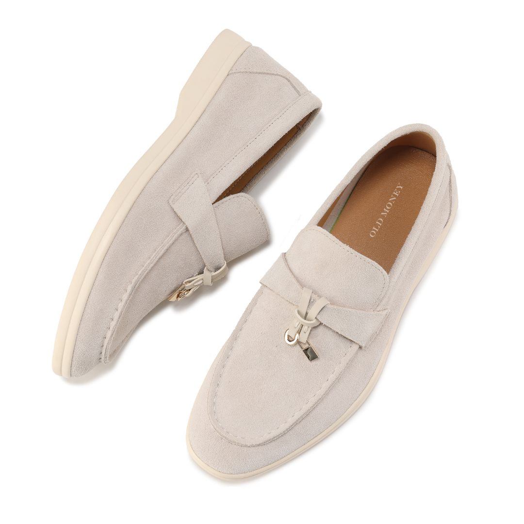 Lorance™ | Mocassins en daim Old Money
