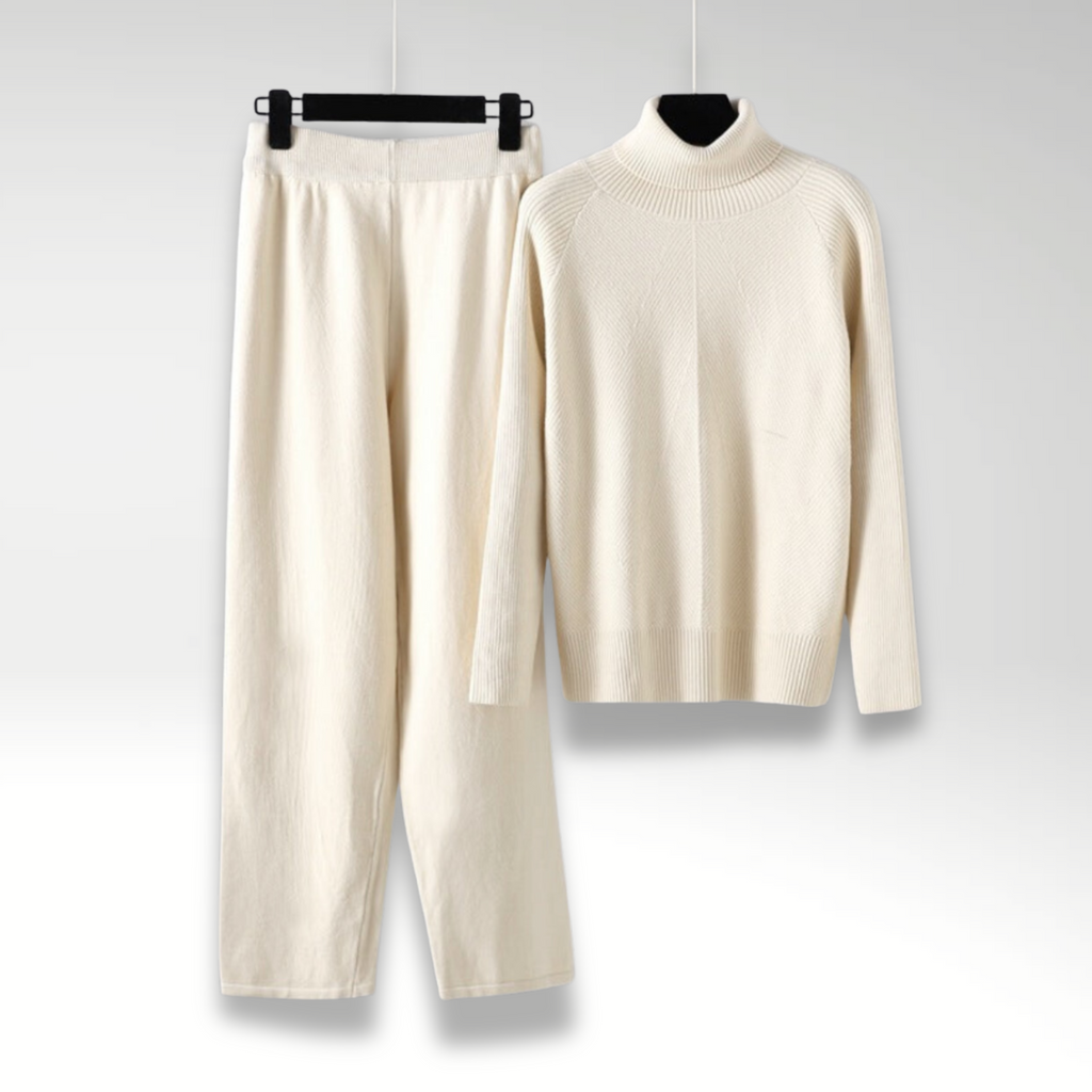 Lorance™ | Ensemble deux pièces Lounge en tricot torsadé