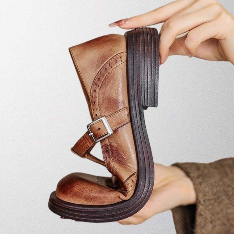 Olivia - Chaussures en cuir élégantes