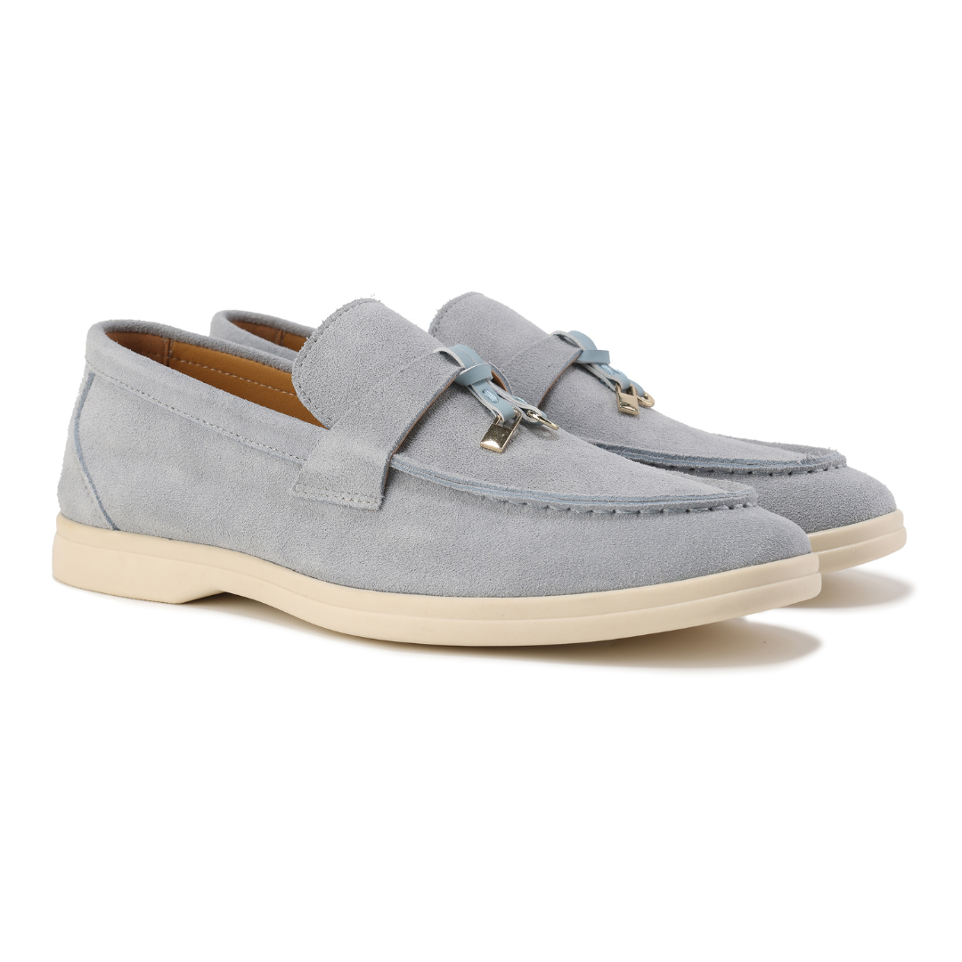 Lorance™ | Mocassins en daim Old Money