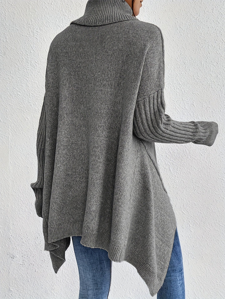Élodie™ | Pull Col Roulé Oversize
