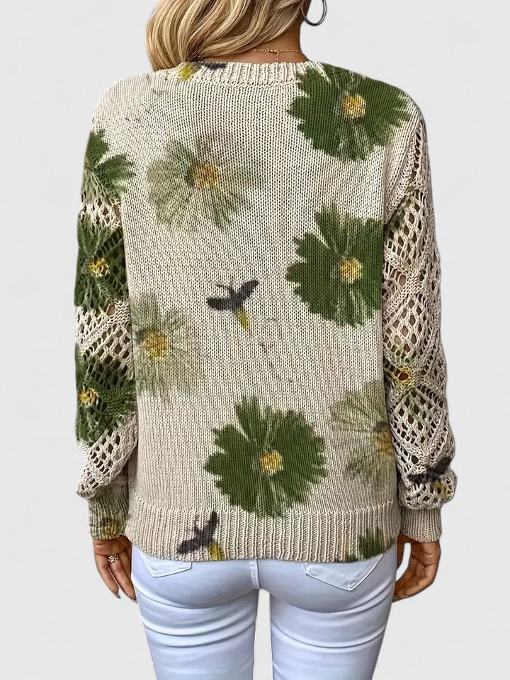 Lorance™ | Pull élégant avec motif floral