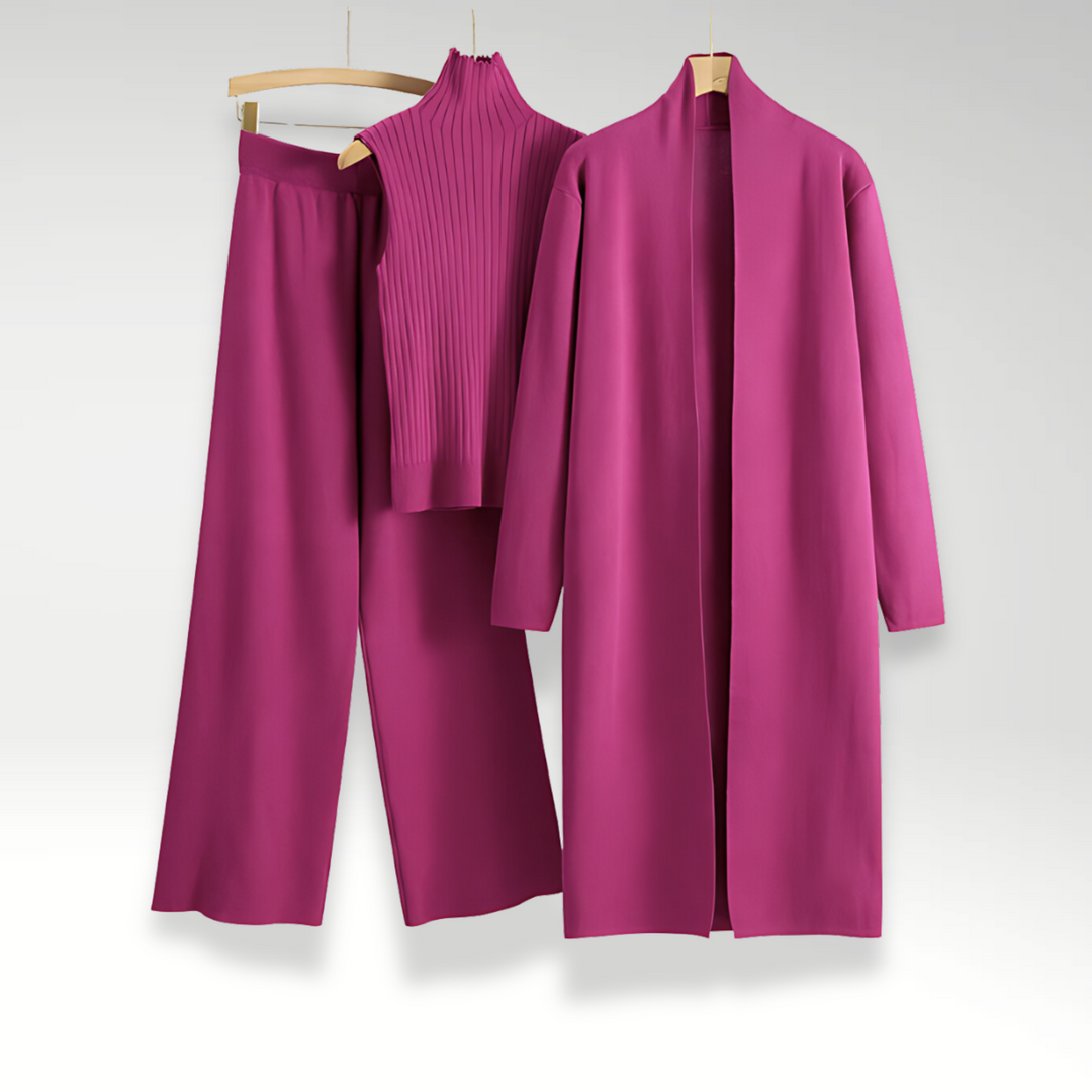 Lorance™ | Ensemble trois pièces en maille Luxe