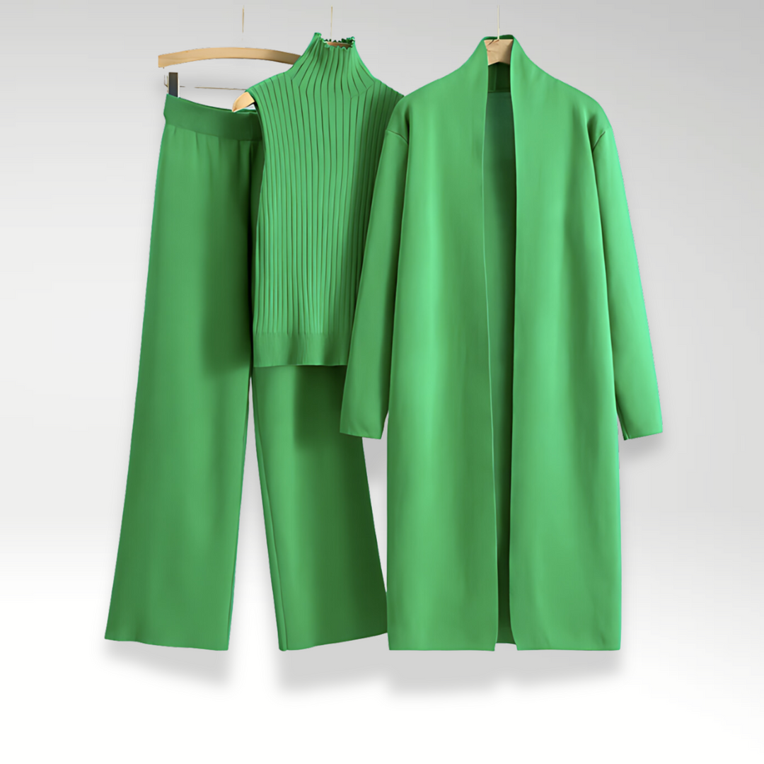 Lorance™ | Ensemble trois pièces en maille Luxe