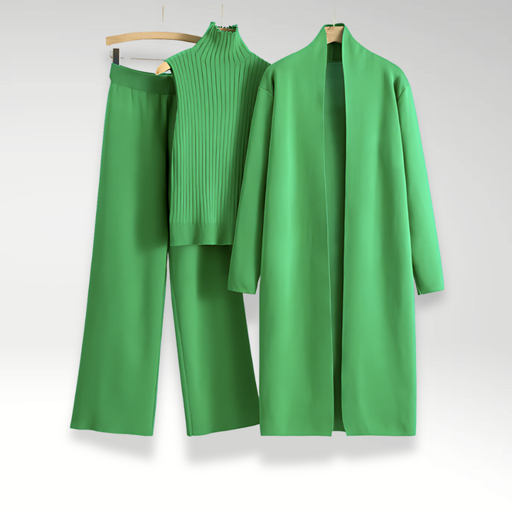 Lorance™ | Ensemble trois pièces en maille Luxe