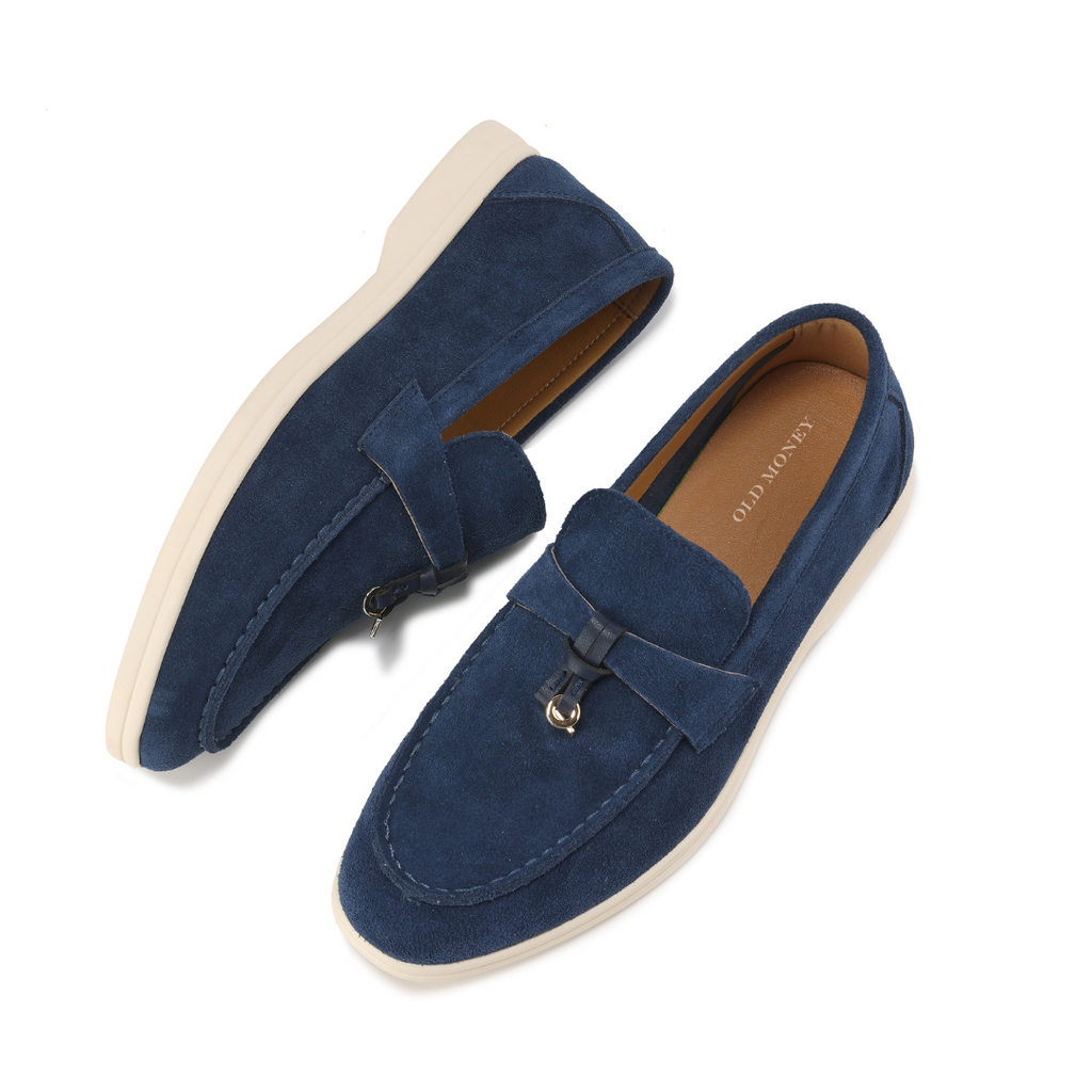 Lorance™ | Mocassins en daim Old Money