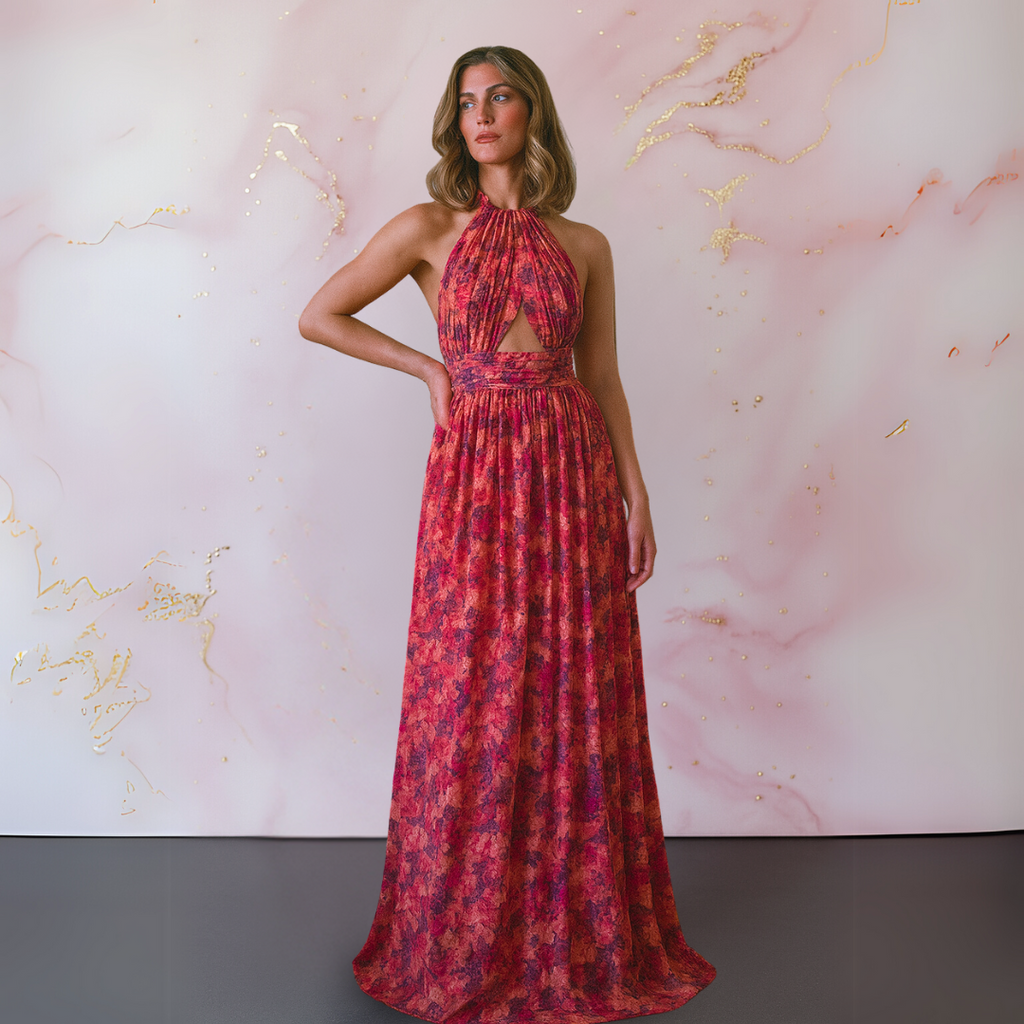 Lorance™ | Robe élégante à imprimé floral