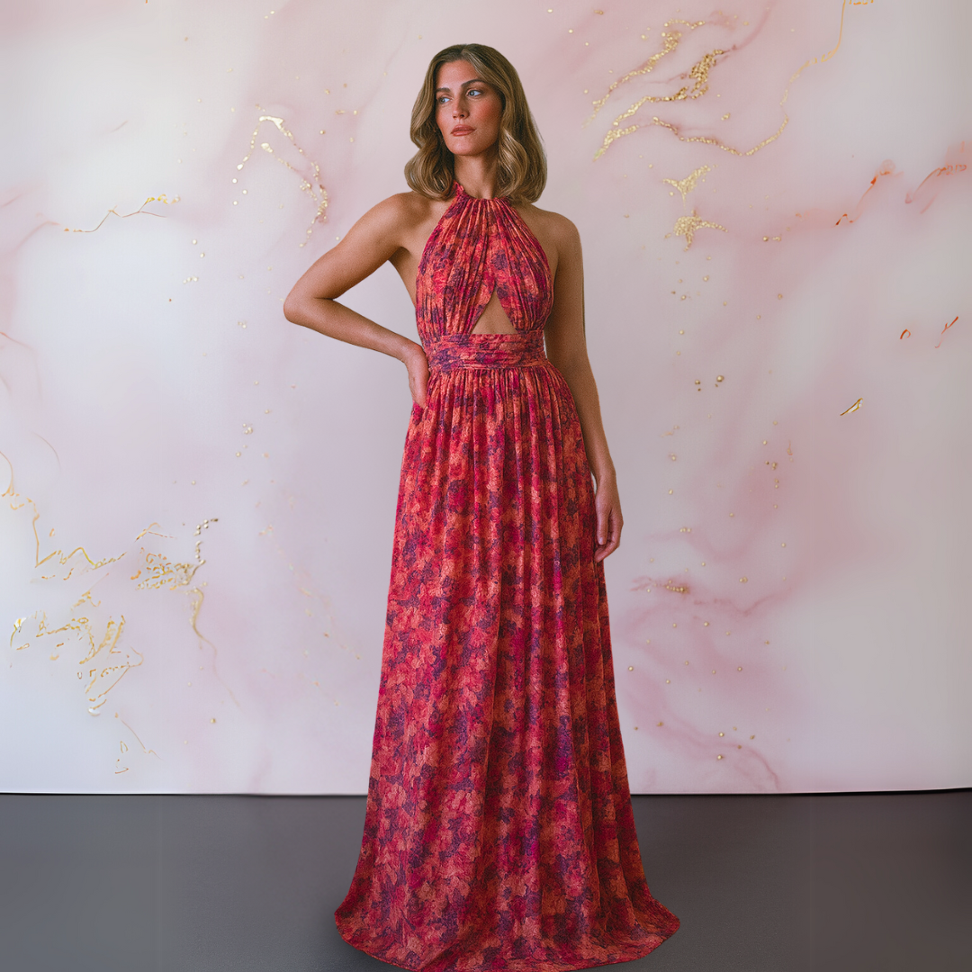Lorance™ | Robe élégante à imprimé floral