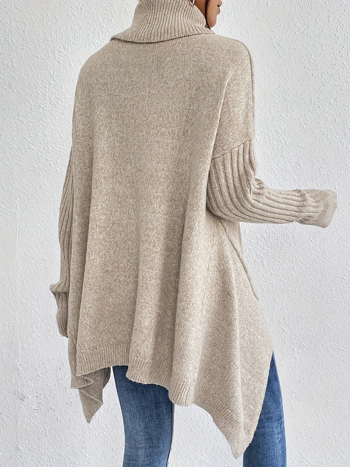 Élodie™ | Pull Col Roulé Oversize