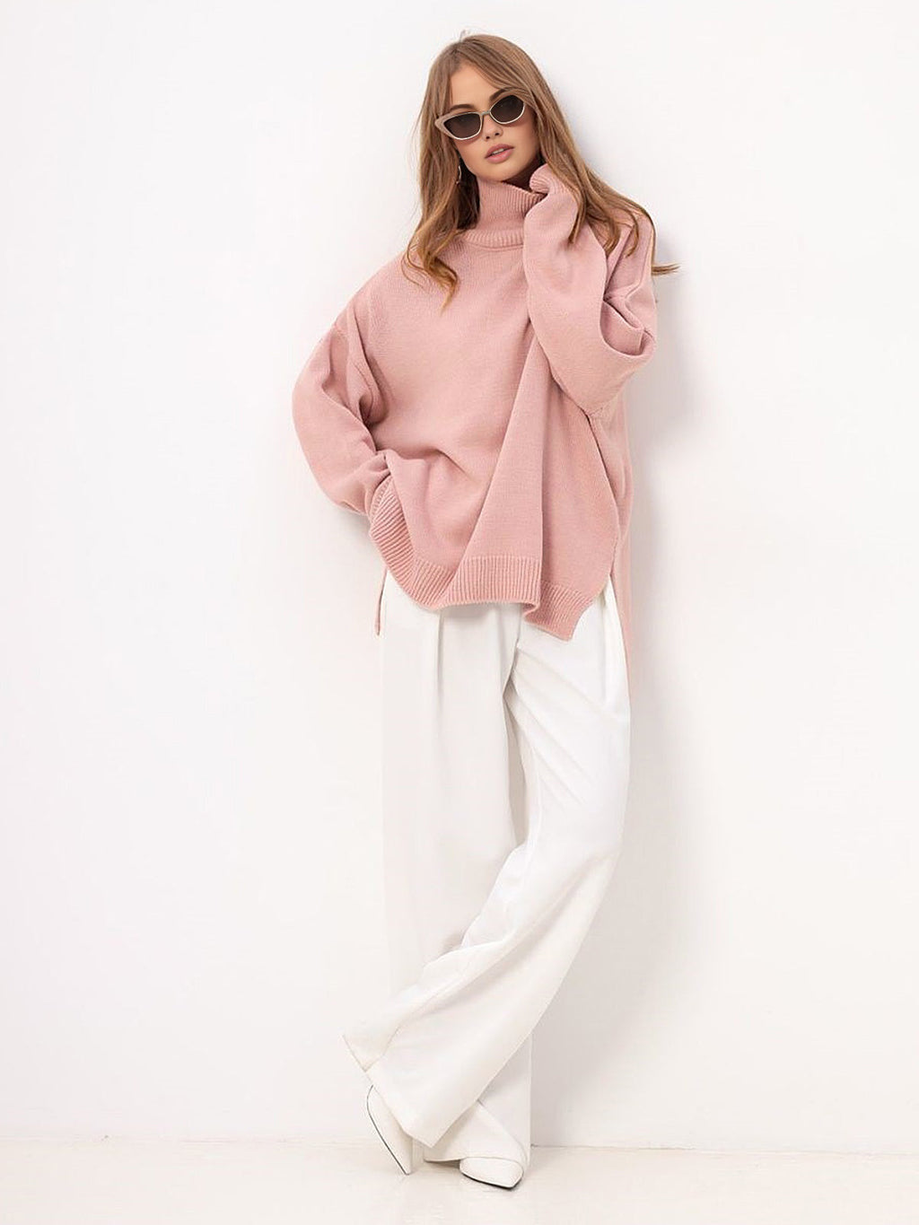 Lorance™ | Pull avec fente surdimensionnée