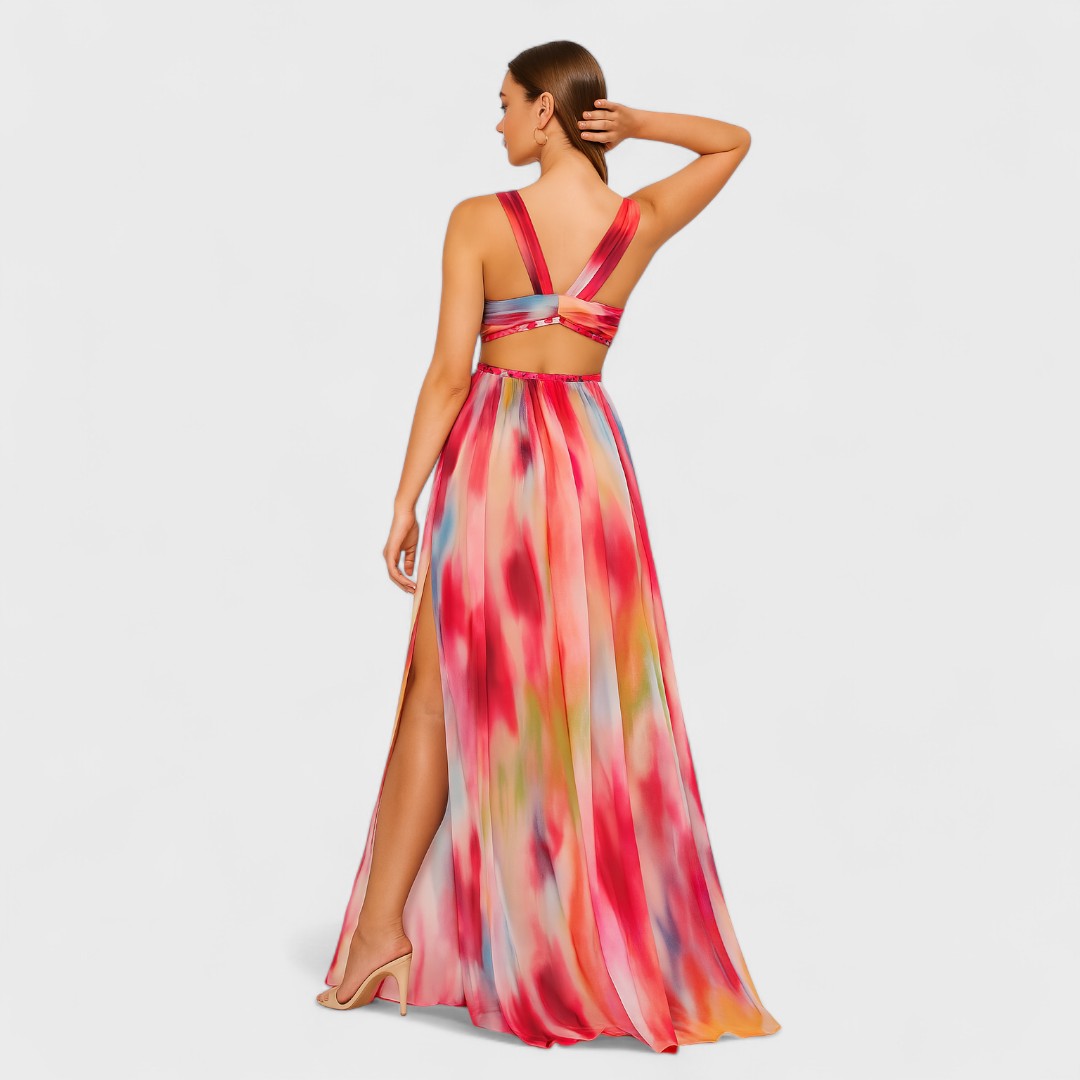 Lorance™| Robe Longue Peinte