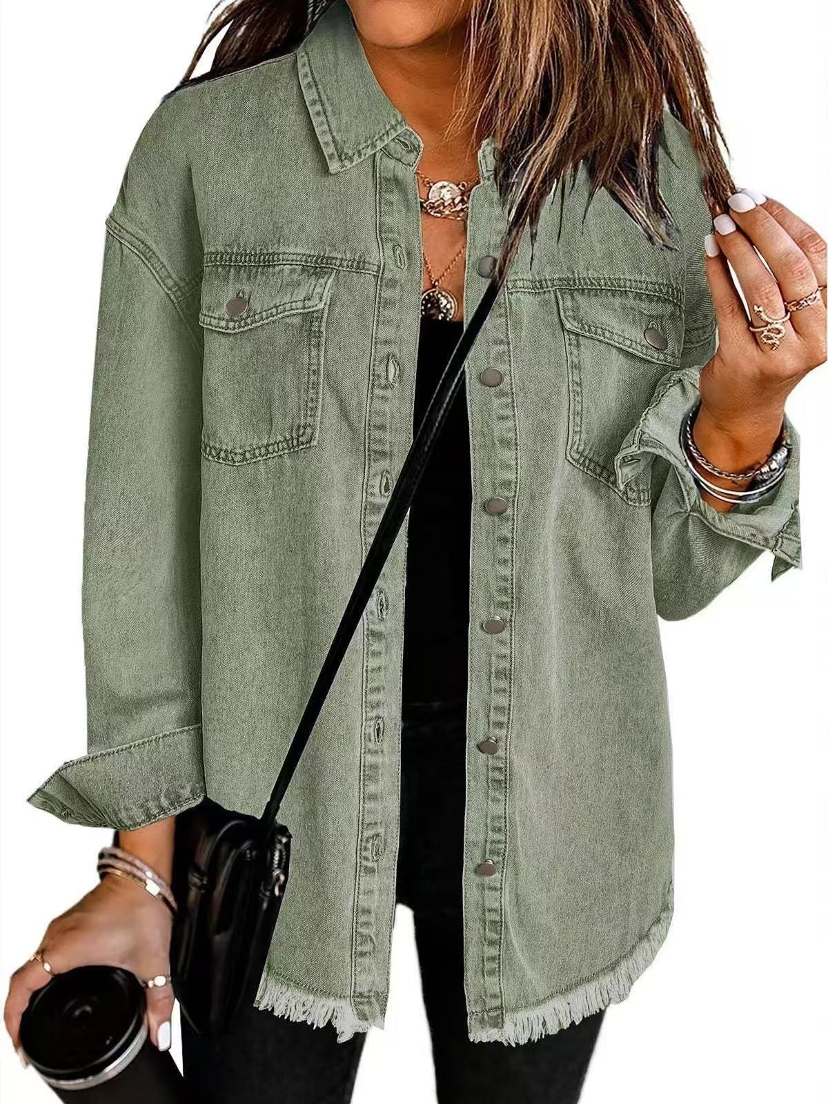 Lorance™ | Veste en Jean Classique Quotidienne