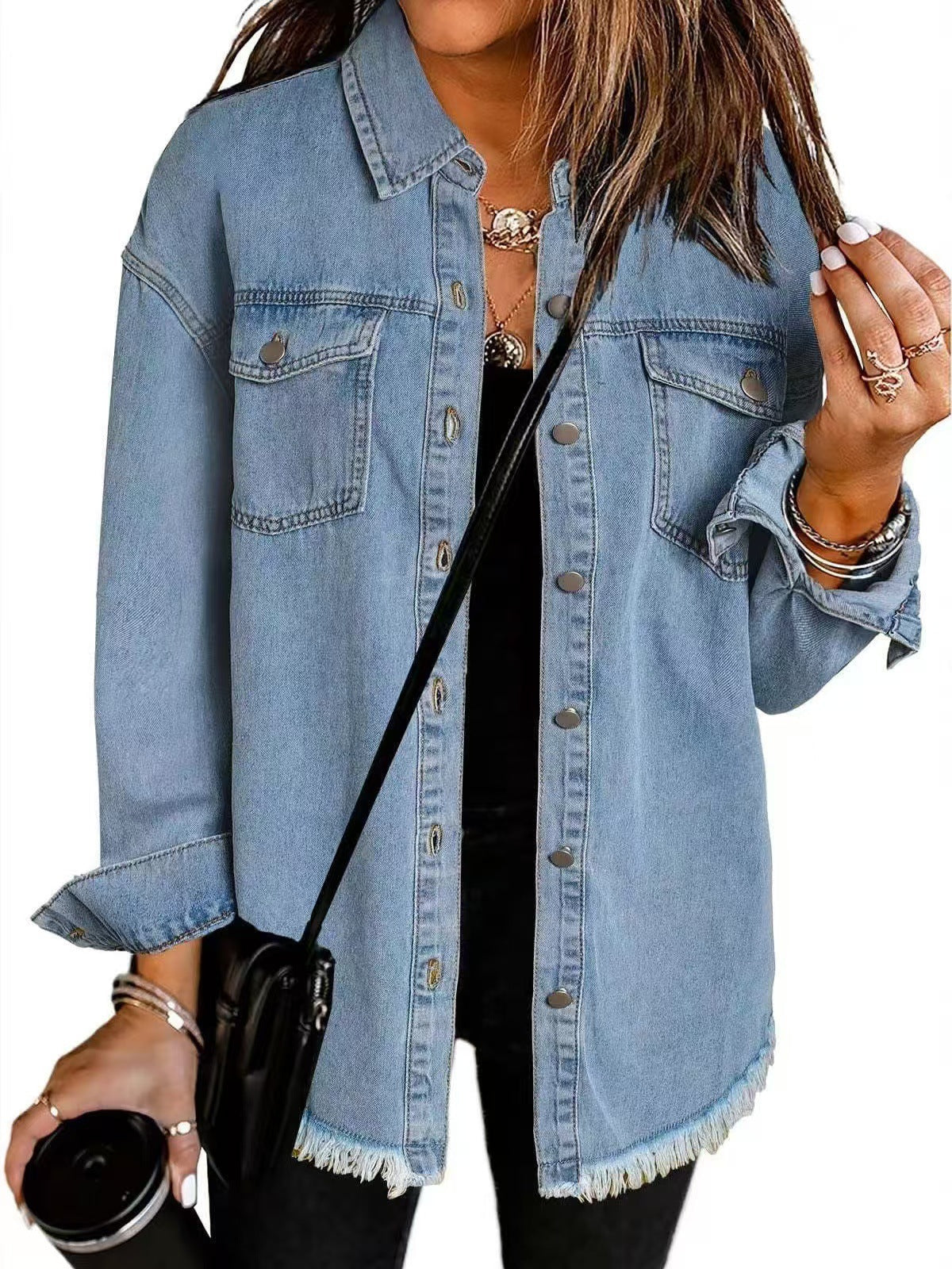 Lorance™ | Veste en Jean Classique Quotidienne