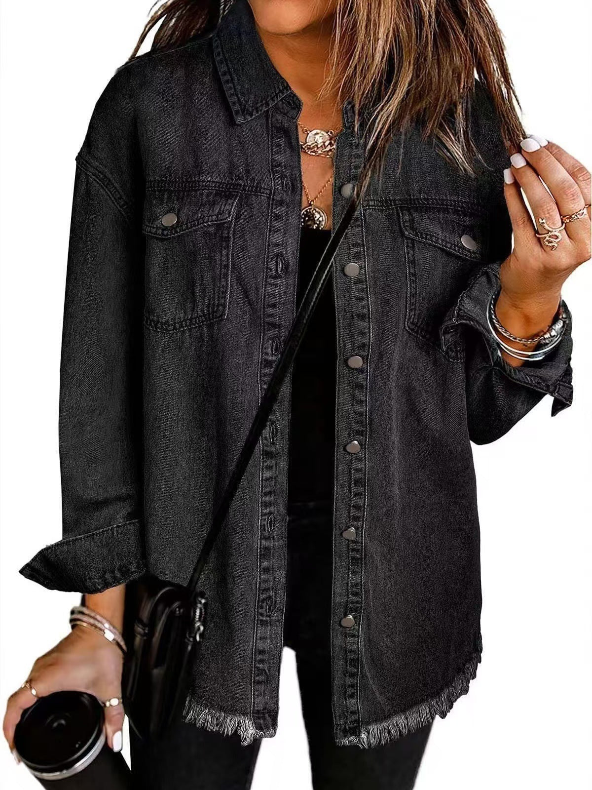 Lorance™ | Veste en Jean Classique Quotidienne