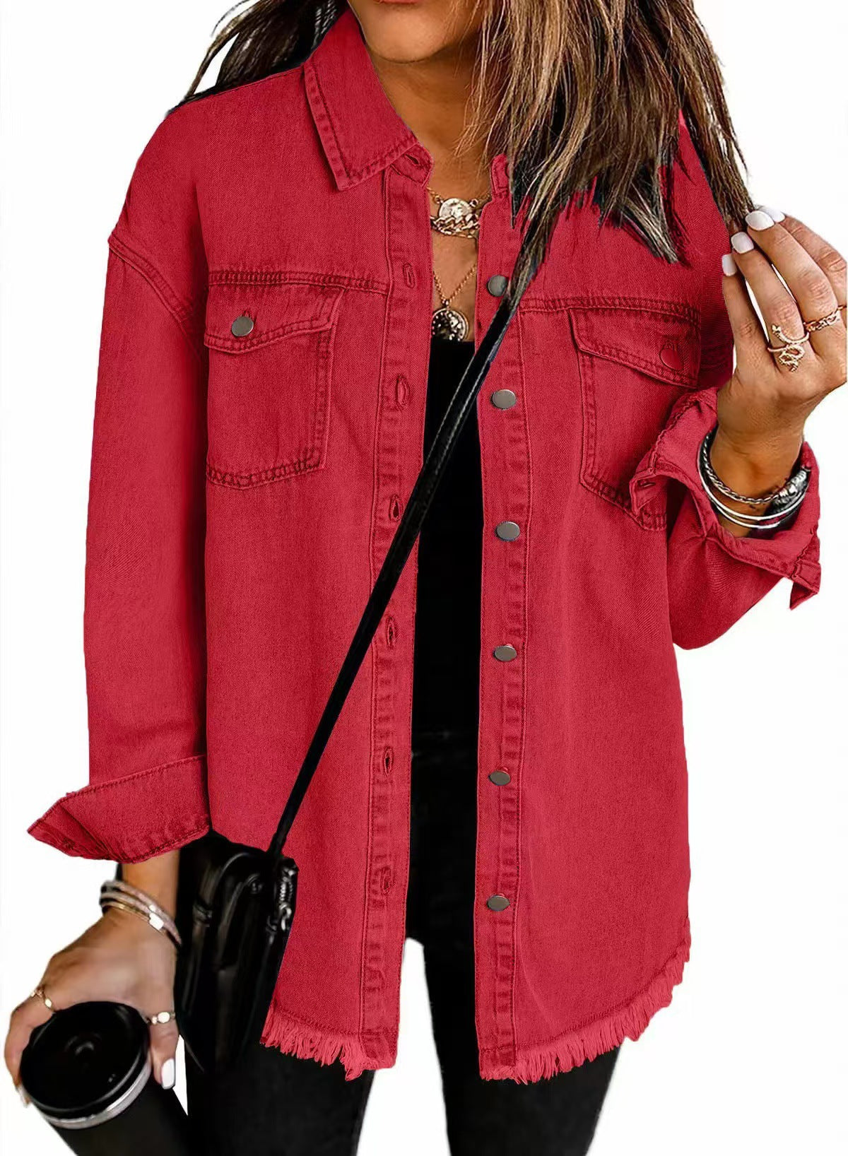 Lorance™ | Veste en Jean Classique Quotidienne