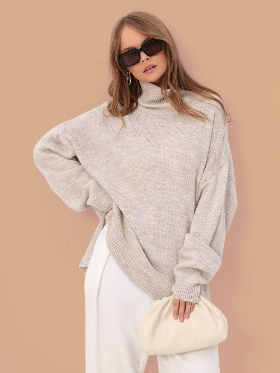 Lorance™ | Pull avec fente surdimensionnée