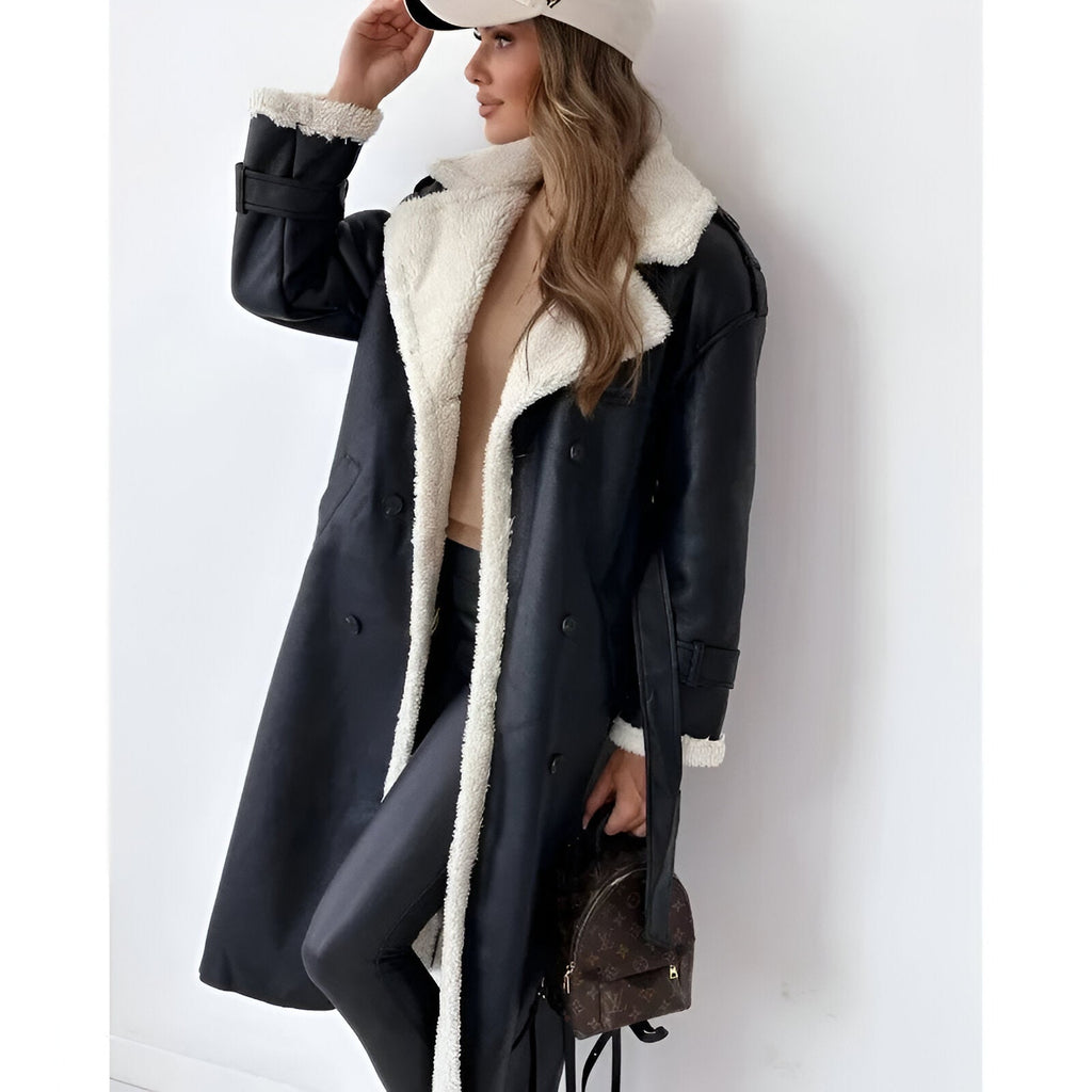 Lorance™ | Manteau Irine Long En Fourrure