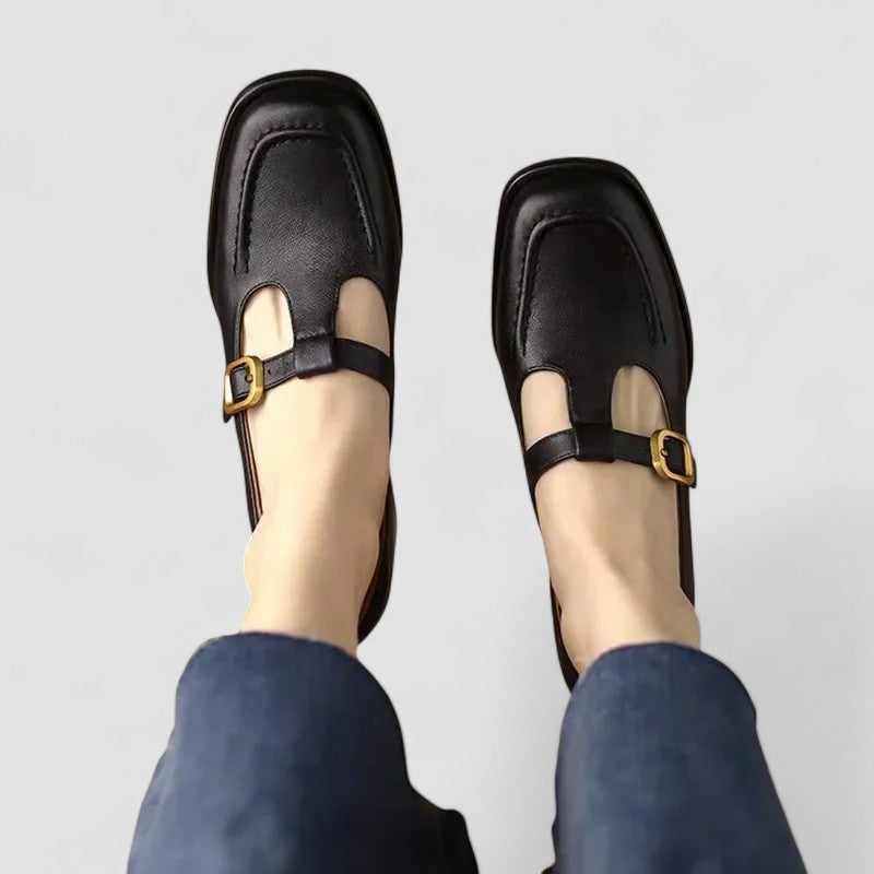 Elizabeth – Chaussures Mary Jane T-Strap Orthopédiques