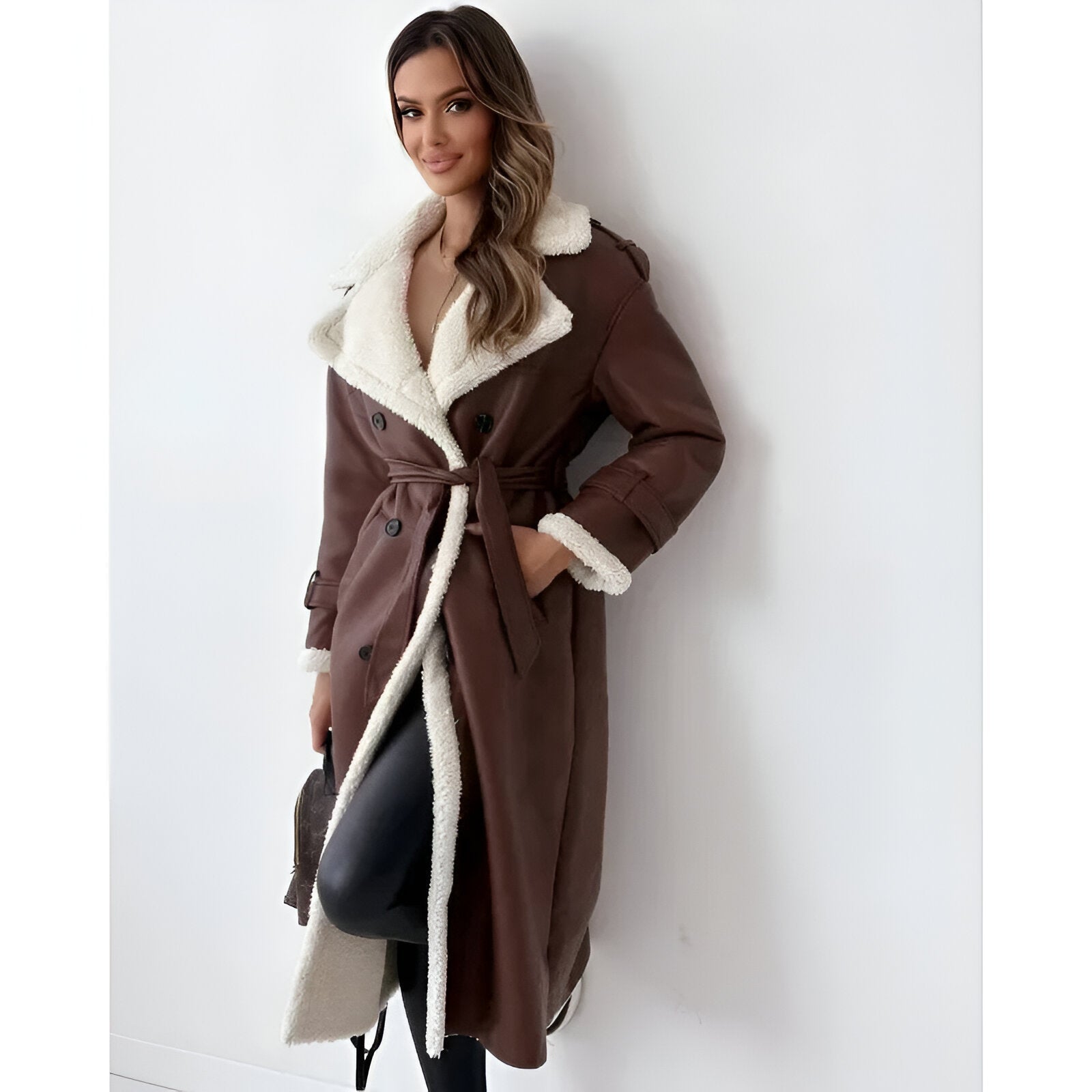 Lorance™ | Manteau Irine Long En Fourrure