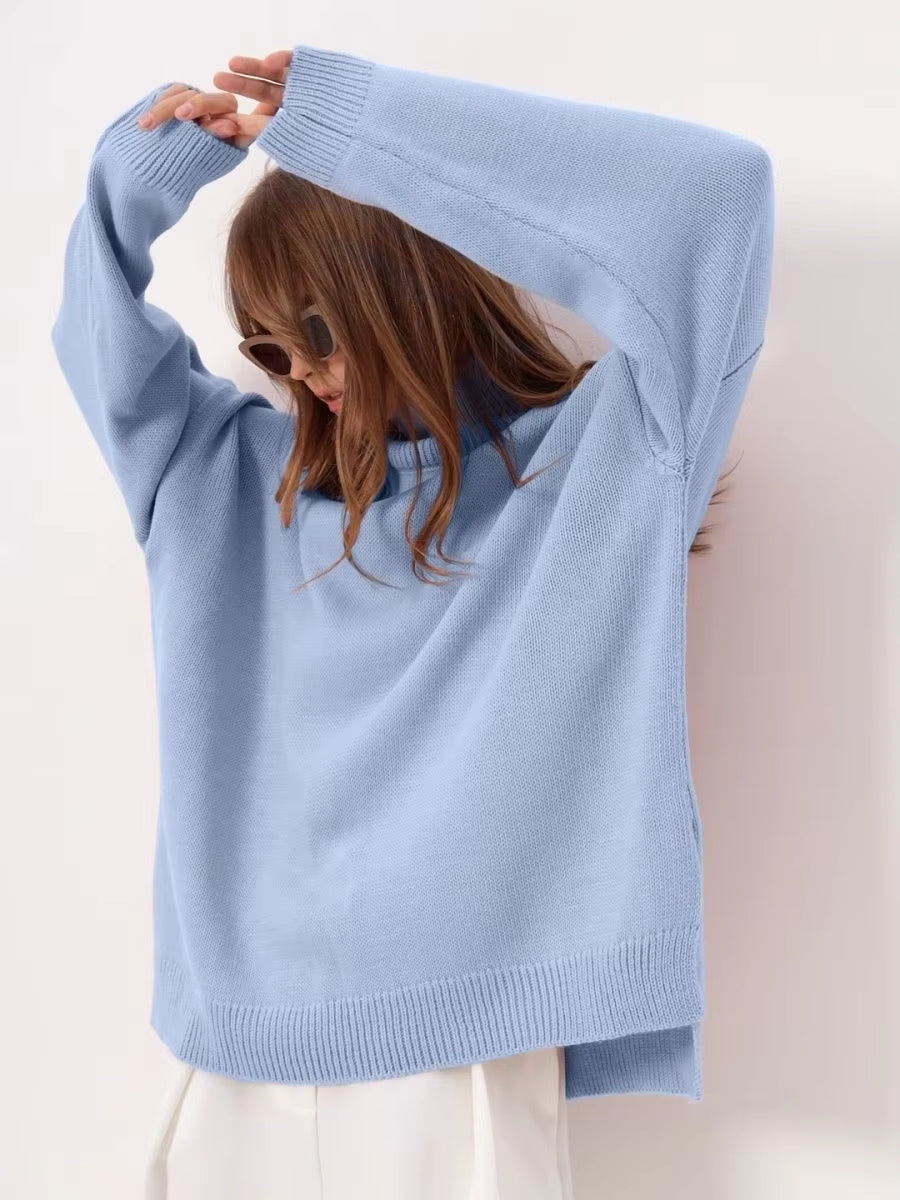 Lorance™ | Pull avec fente surdimensionnée