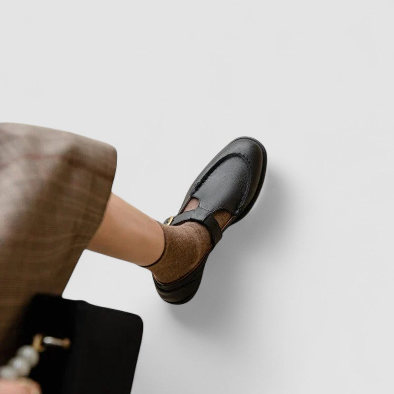 Avery – Chaussures orthopédiques Mary Jane à bout carré