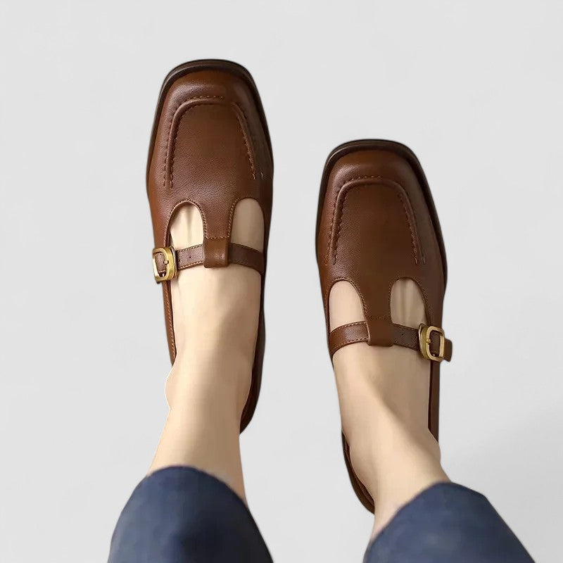 Elizabeth – Chaussures Mary Jane T-Strap Orthopédiques