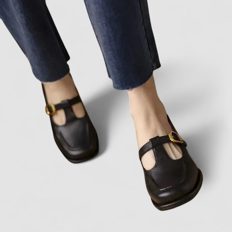 Elizabeth – Chaussures Mary Jane T-Strap Orthopédiques