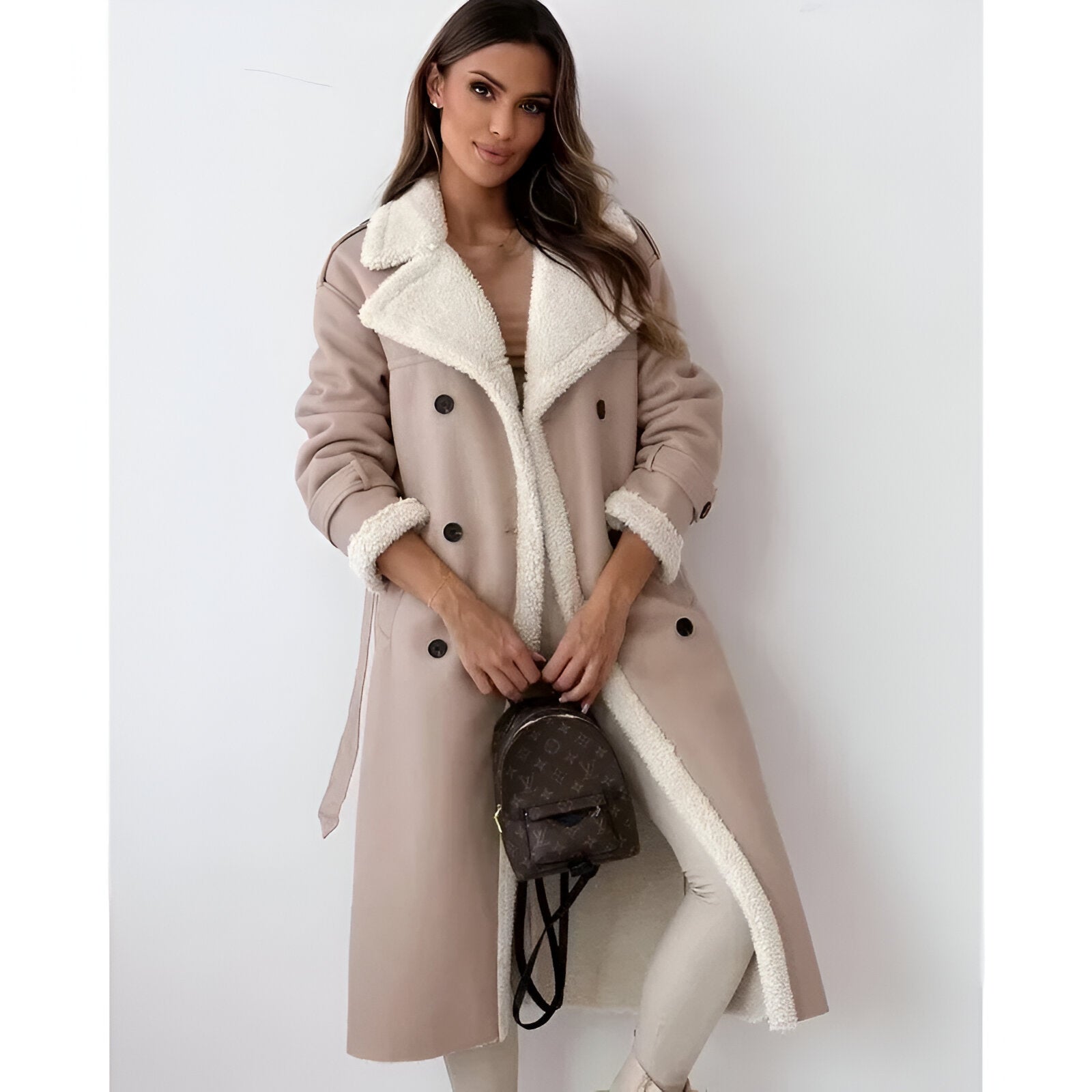 Lorance™ | Manteau Irine Long En Fourrure