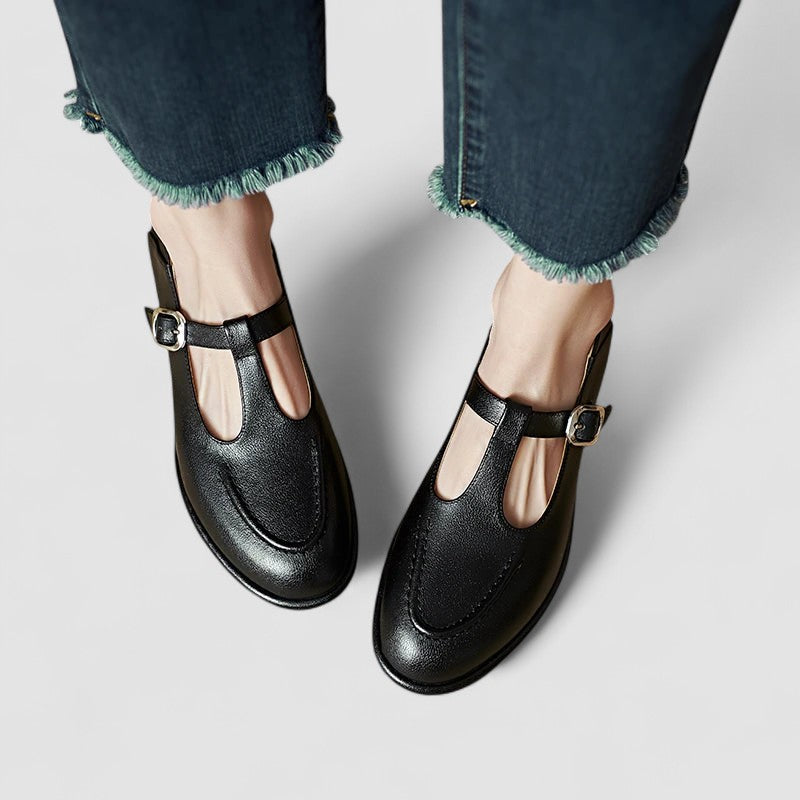 Camila – Chaussures Mary Jane à talons bas orthopédiques