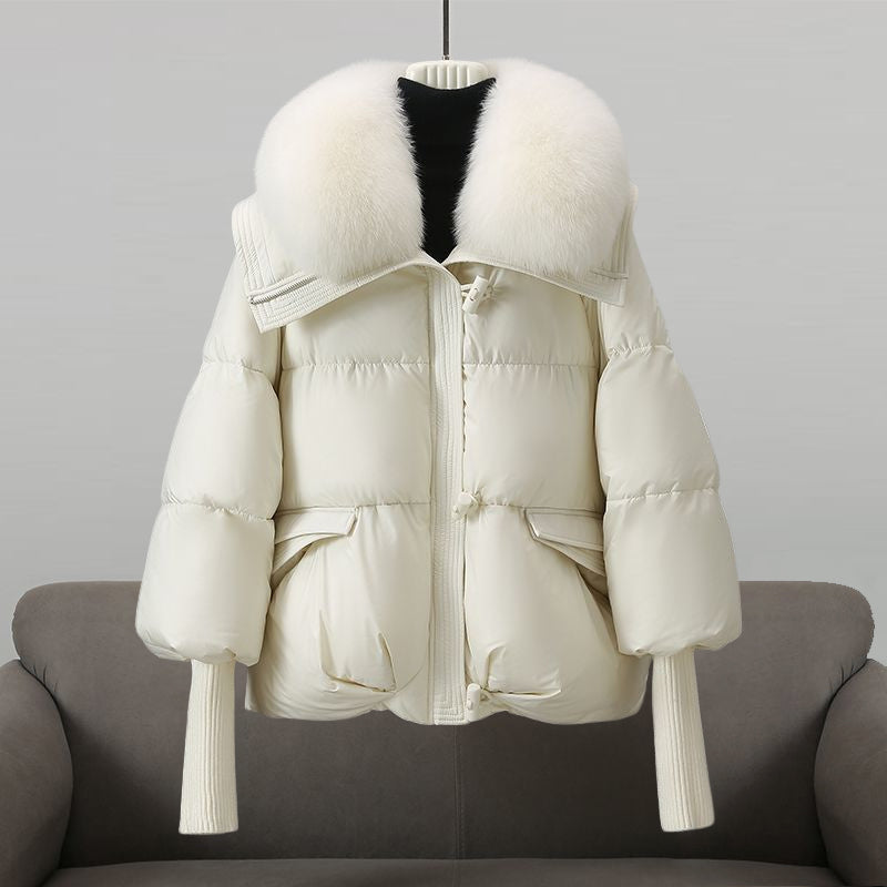 Lorance™| Manteau Luxe à Col en Fourrure