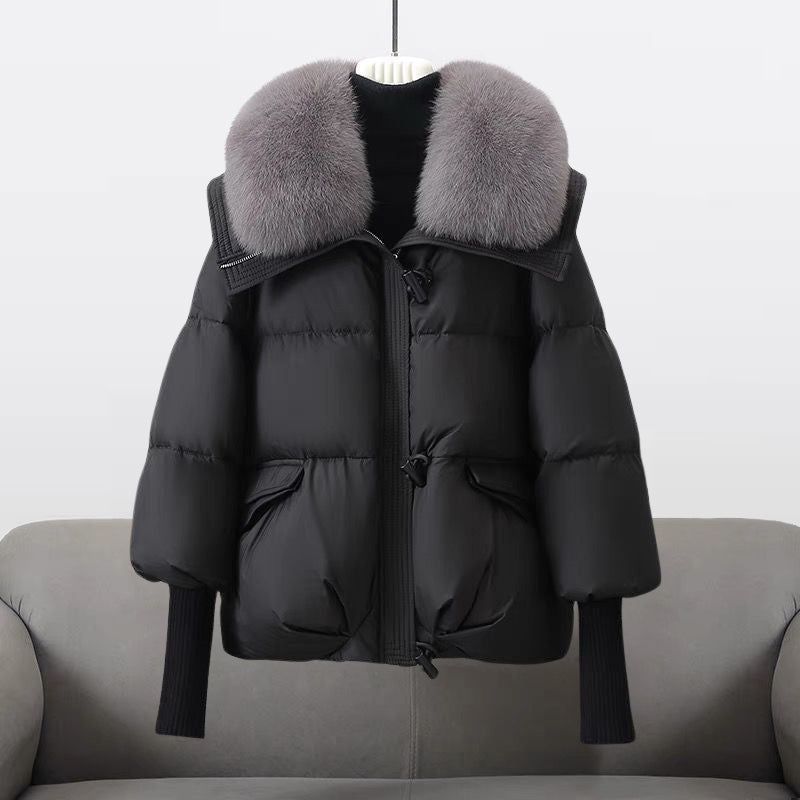 Lorance™| Manteau Luxe à Col en Fourrure