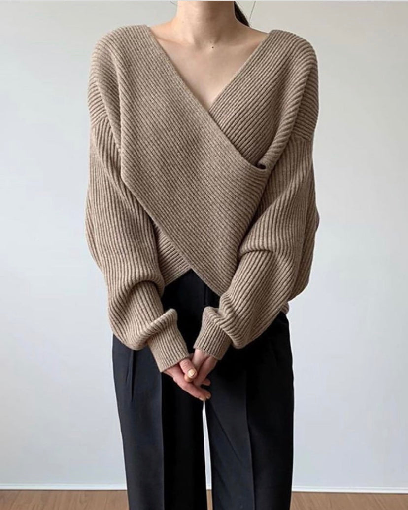 Lorance™ | Pull en tricot croisé chic