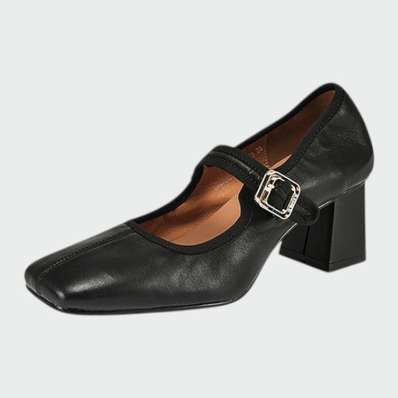 Olivia - Chaussures Mary Jane à talon bloc
