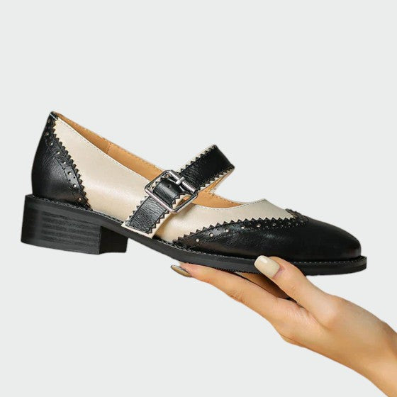 Olivia – Mary Janes en cuir